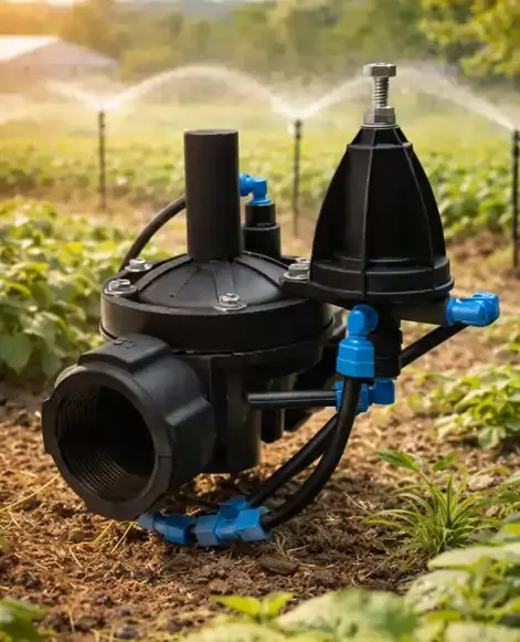Válvula Irritron instalada no campo